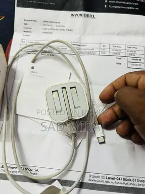 iPhone 15 Pro Max Original Charger and Cable