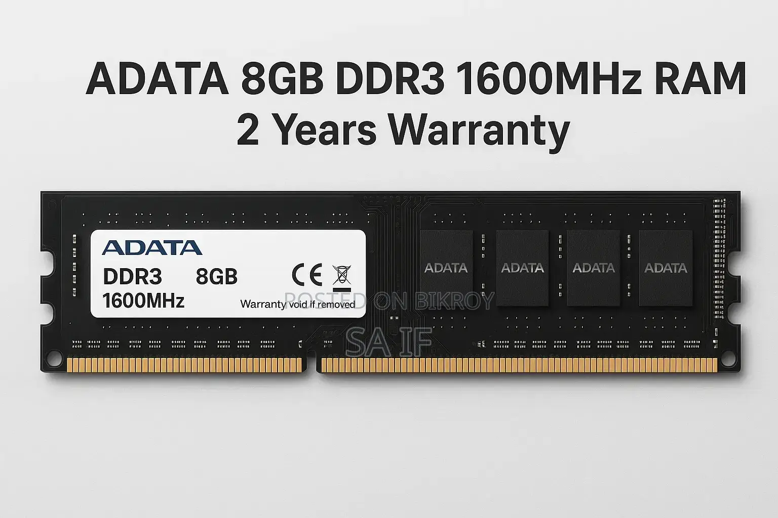 8 GB DDR3 RAM