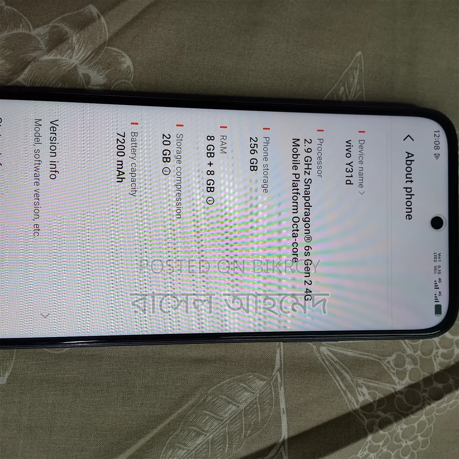 Vivo Y31d 256 GB Black