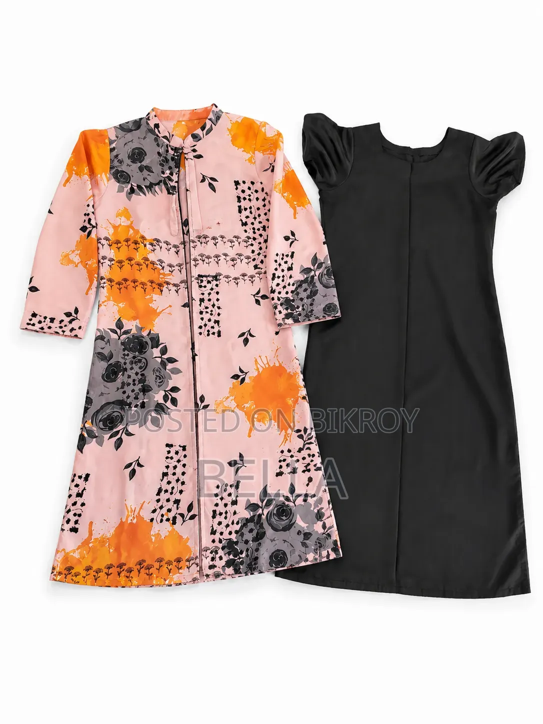 Pink Floral Printed Long Tunic