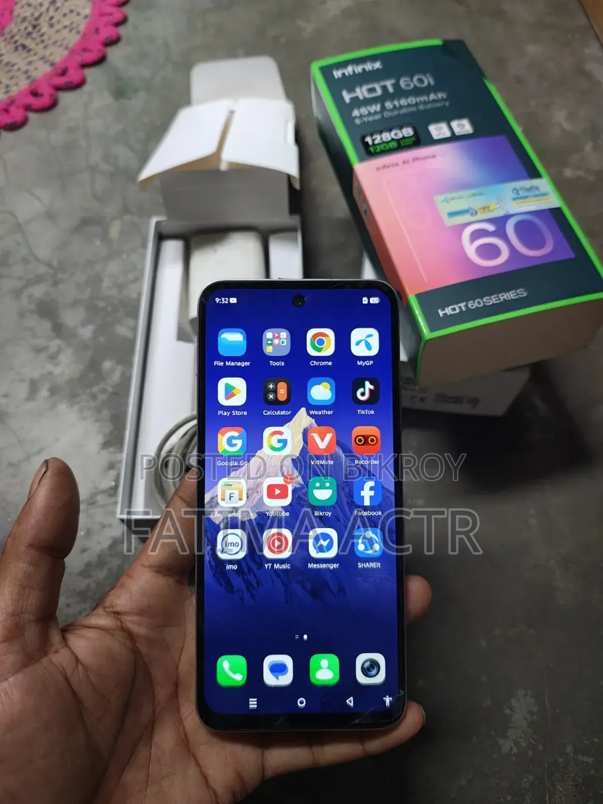 Infinix Hot 60i 128 GB White