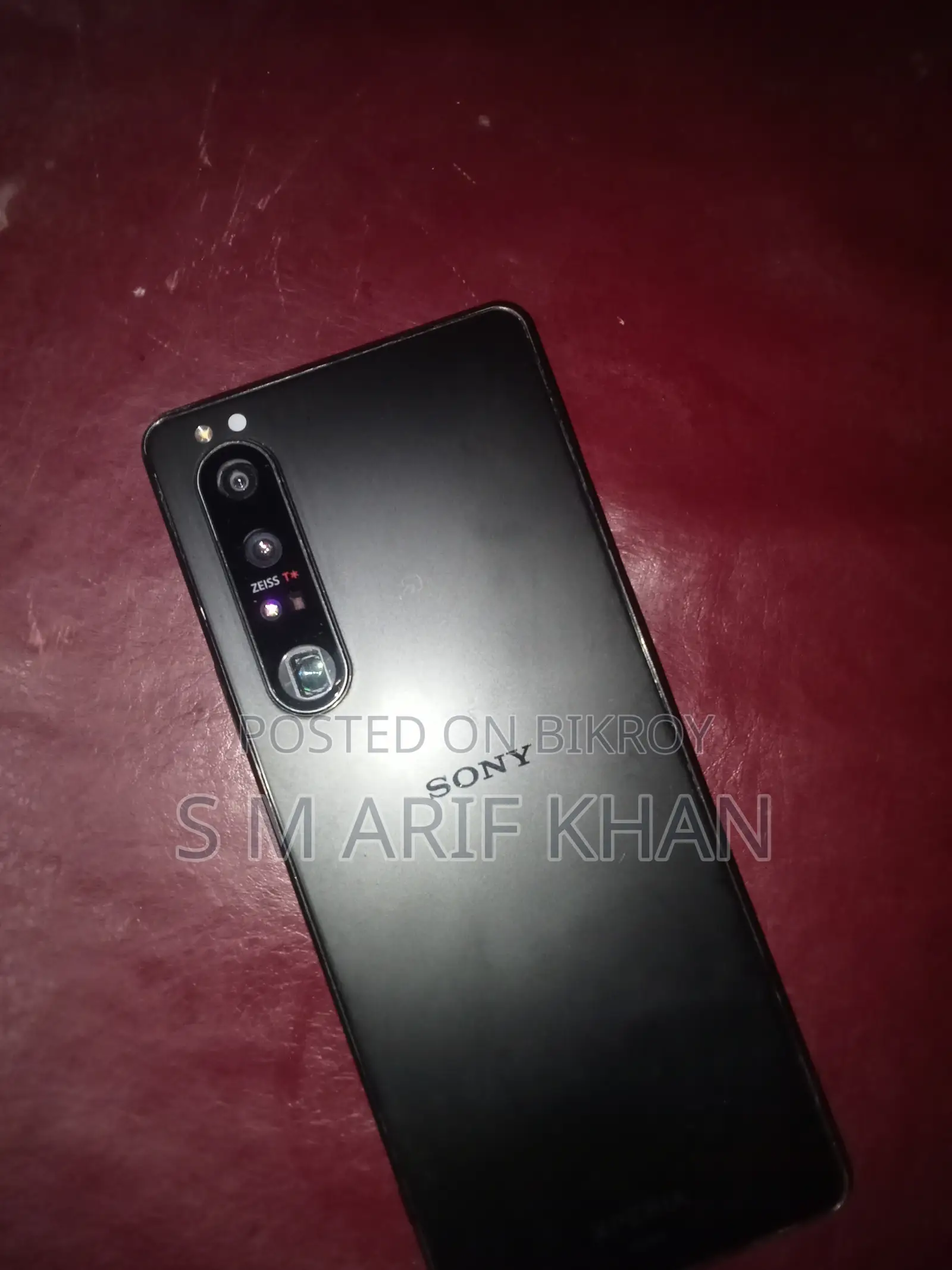 সনি এক্সপেরিয়া ১ মার্ক ৩ ২৫৬ জিবি ব্ল্যাক