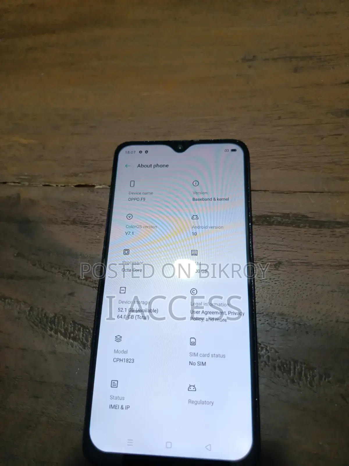 Oppo F9 64 GB Purple