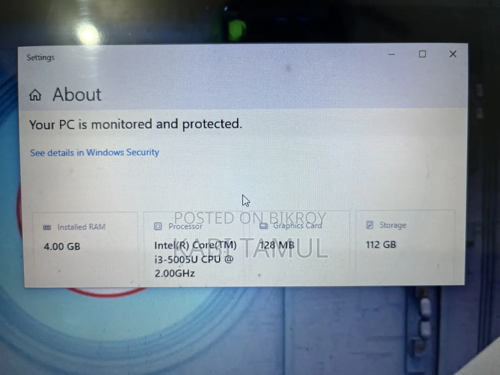 Laptop Asus ASUSPRO B9440UA 4GB Intel Core i3 SSD 128GB