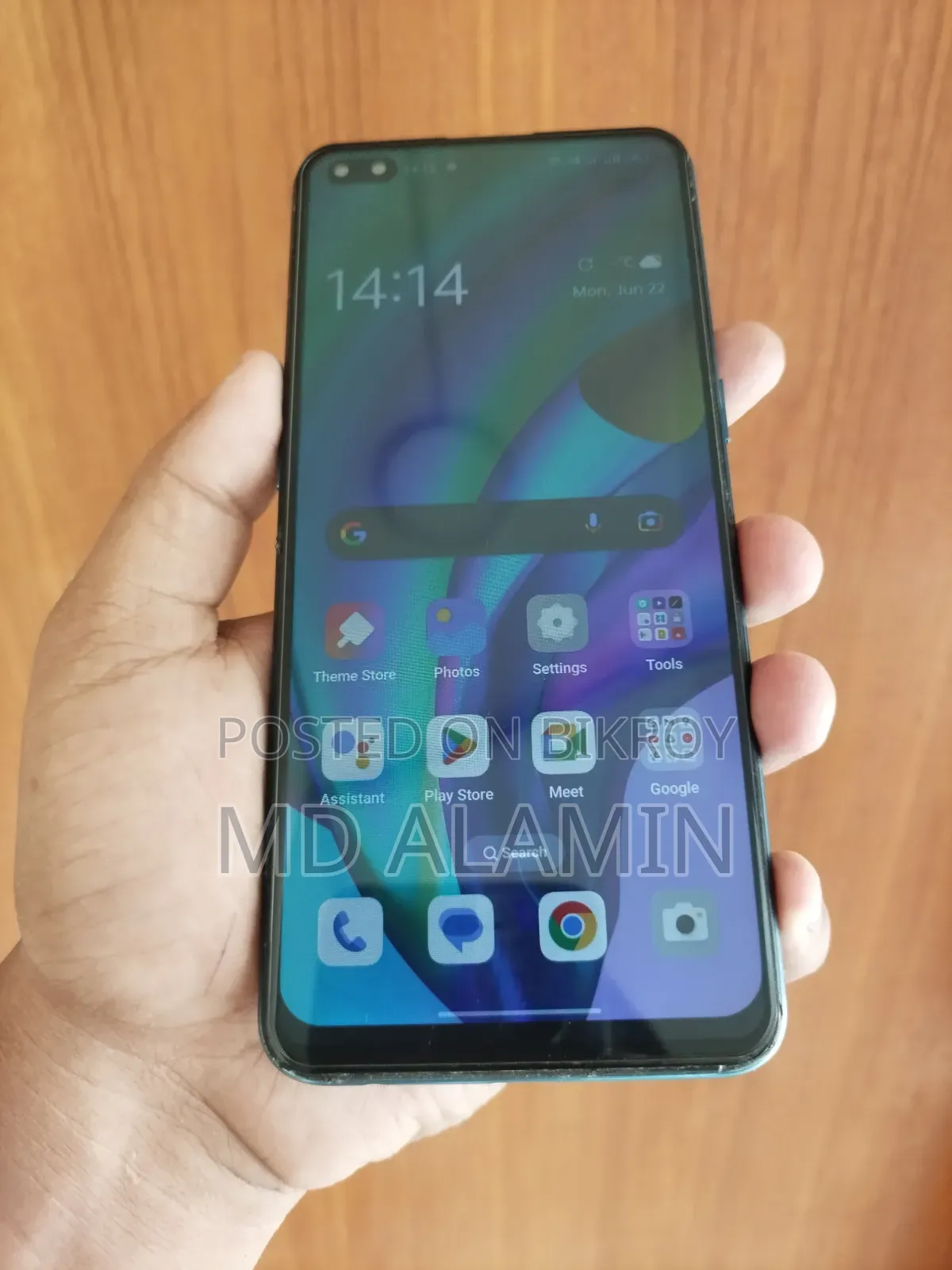 ওপ্পো এফ১৭ প্রো ১২৮ জিবি গ্রে