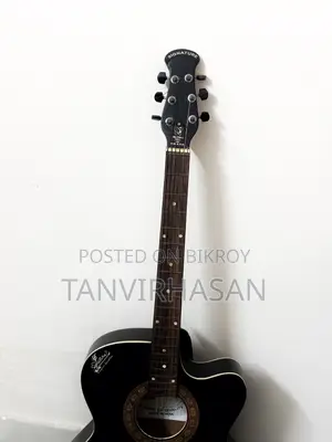 সিগনেচার ব্ল্যাক অ্যাকোস্টিক গিটার ফর সেল