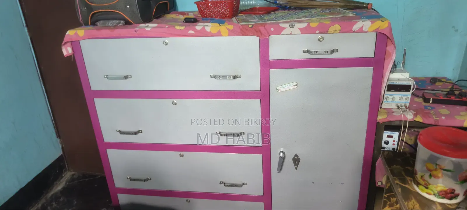 Used steel wardrobe in excellent condition for sale