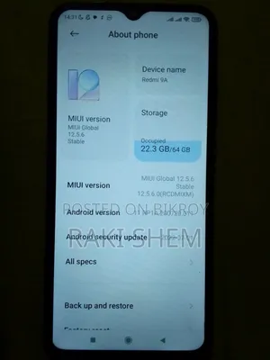 Xiaomi Redmi 9A 64 GB Black