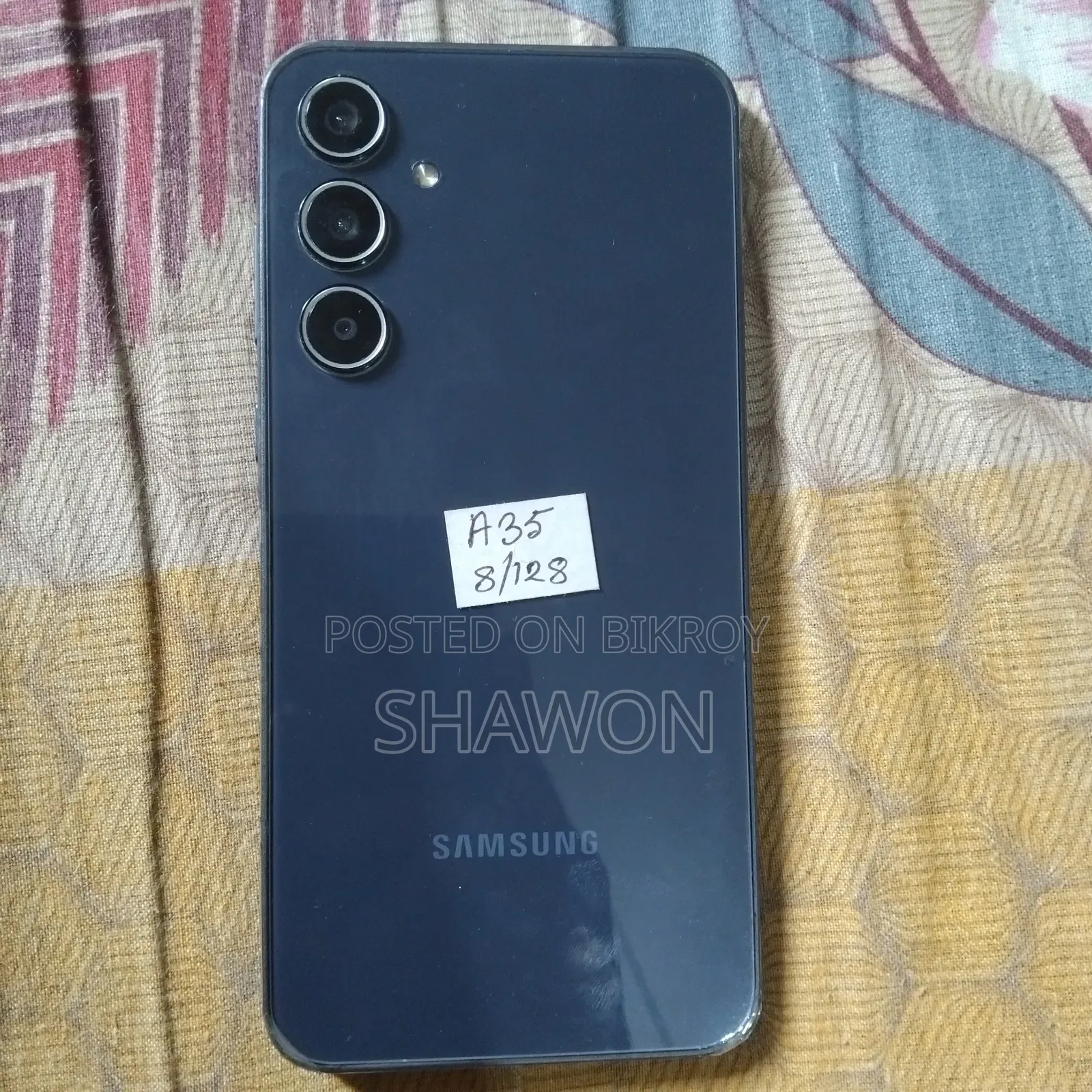 স্যামসাং গ্যালাক্সি এ৩৫ ১২৮ জিবি কালো