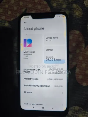 Xiaomi Pocophone F1 128 GB Black