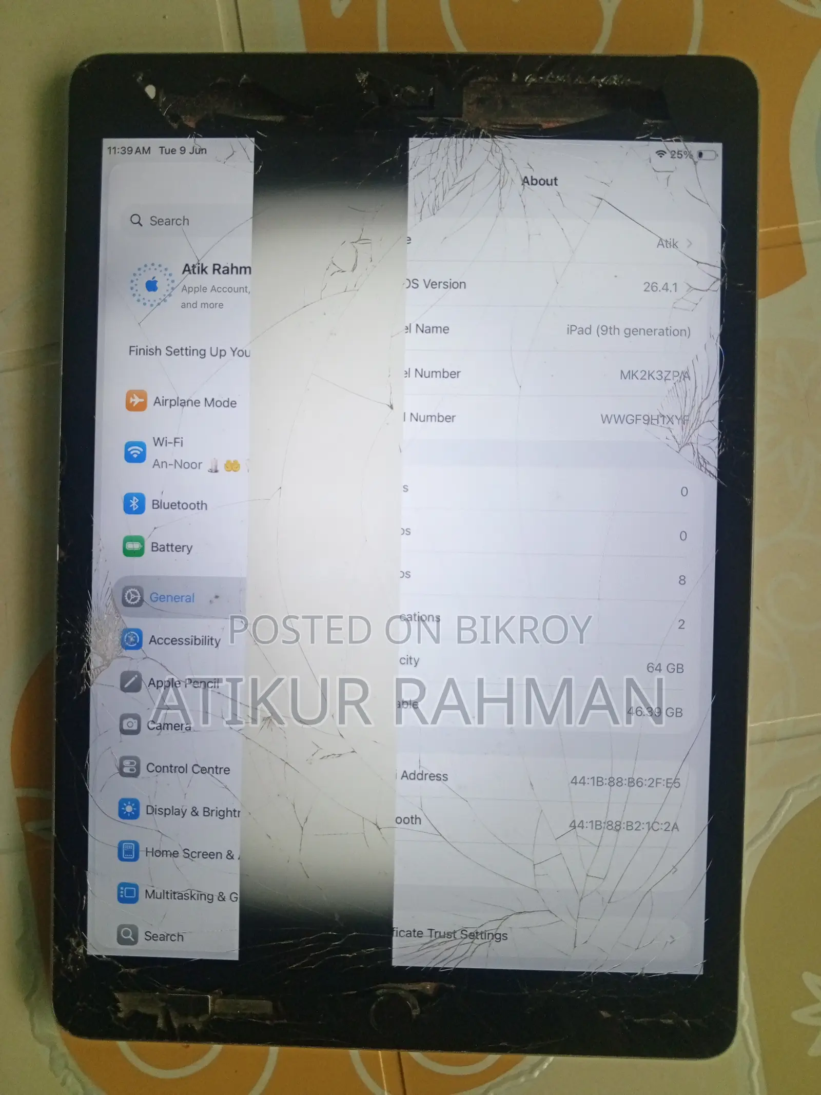 Apple iPad 10.2 (2021) 64 GB Gray