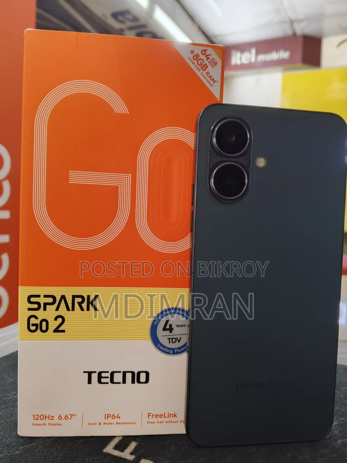 Tecno Spark Go 3 64 GB Black