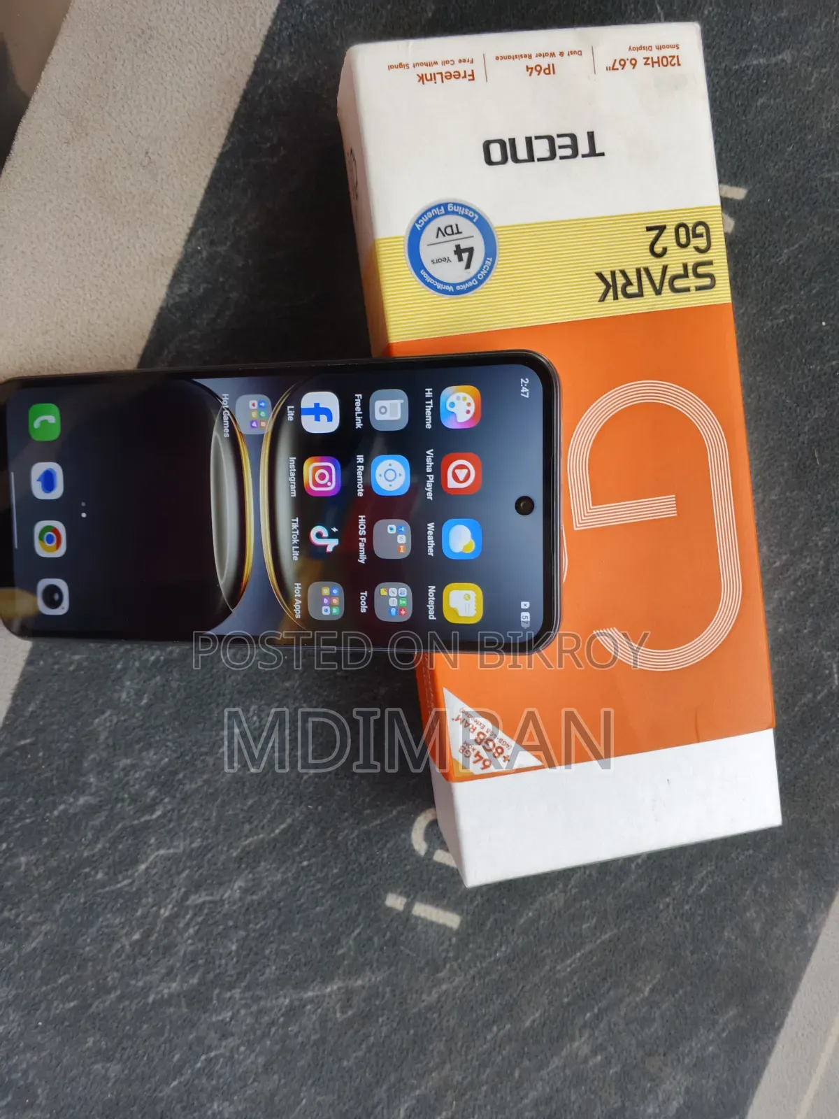 Tecno Spark Go 3 64 GB Black