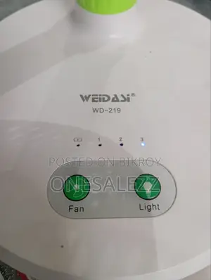 রিচার্জেবল ফ্যান এবং লাইট