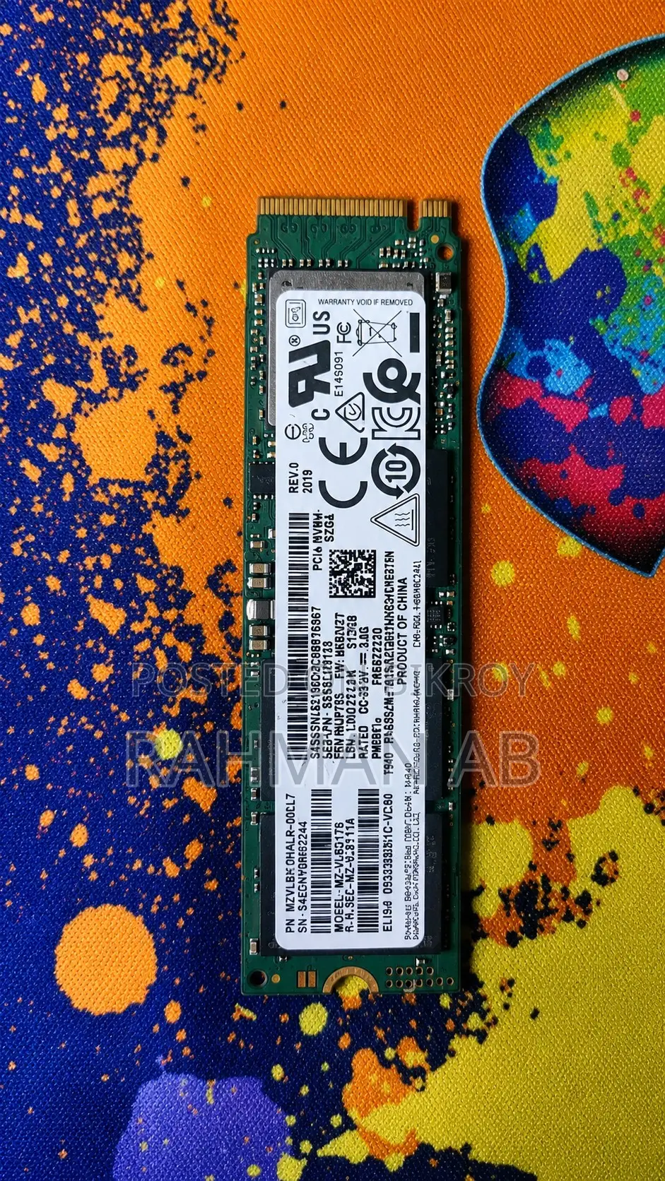 Samsung NVMe SSD 512GB