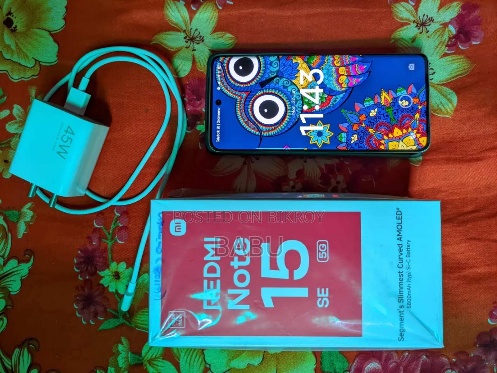 শাওমি রেডমি নোট ১৫ ১২৮ জিবি রোজ গোল্ড