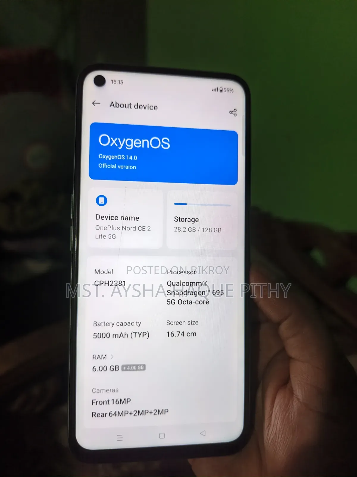 OnePlus Nord CE 2 Lite 5G 128 GB