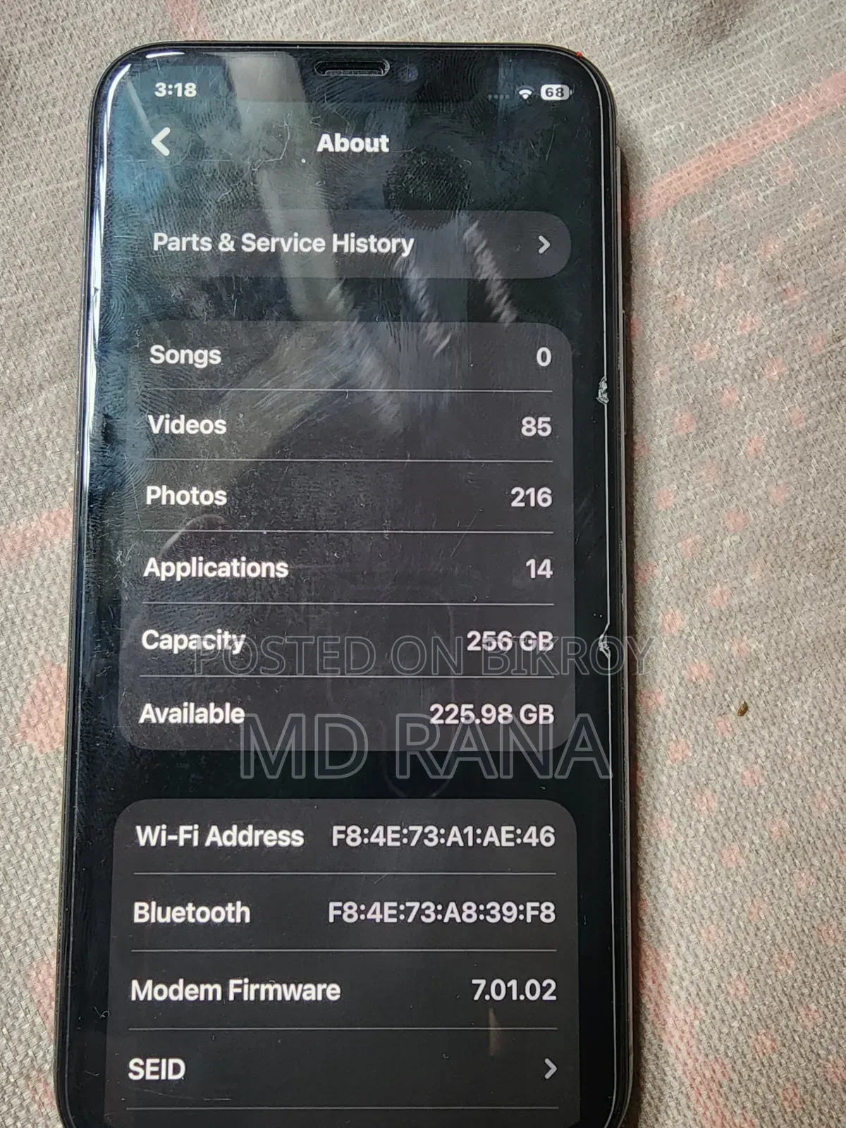 Apple iPhone 11 Pro 256 GB Silver