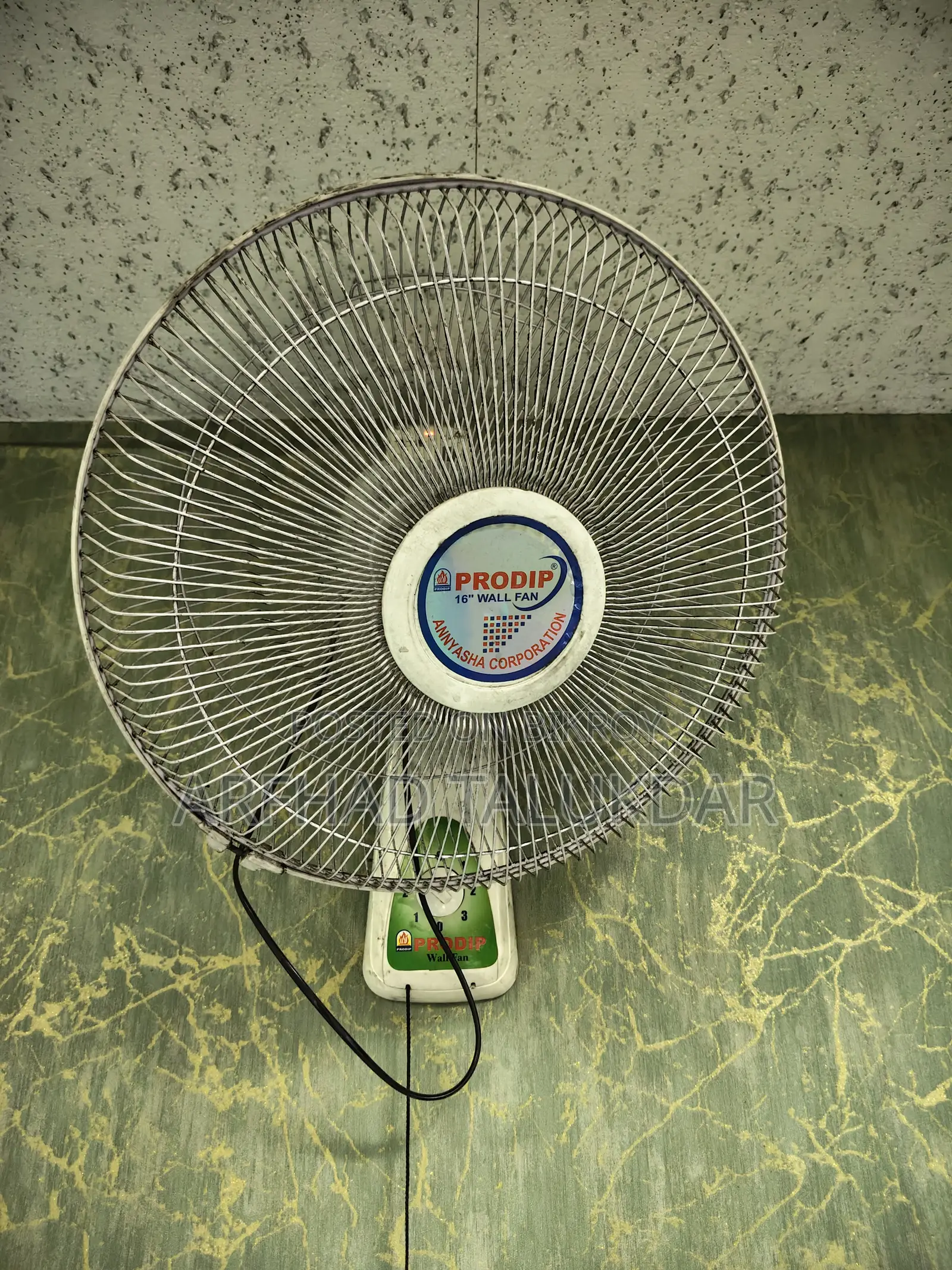 প্রদীপ ১৬" ওয়াল ফ্যান পার পিস ১২০০*৪