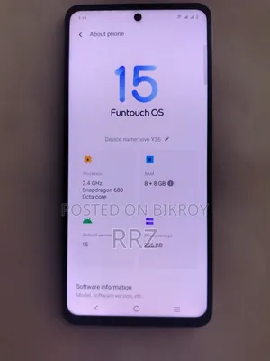 Vivo Y36 256 GB Gold