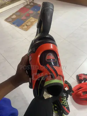 Skating shoes and helmet set for sale