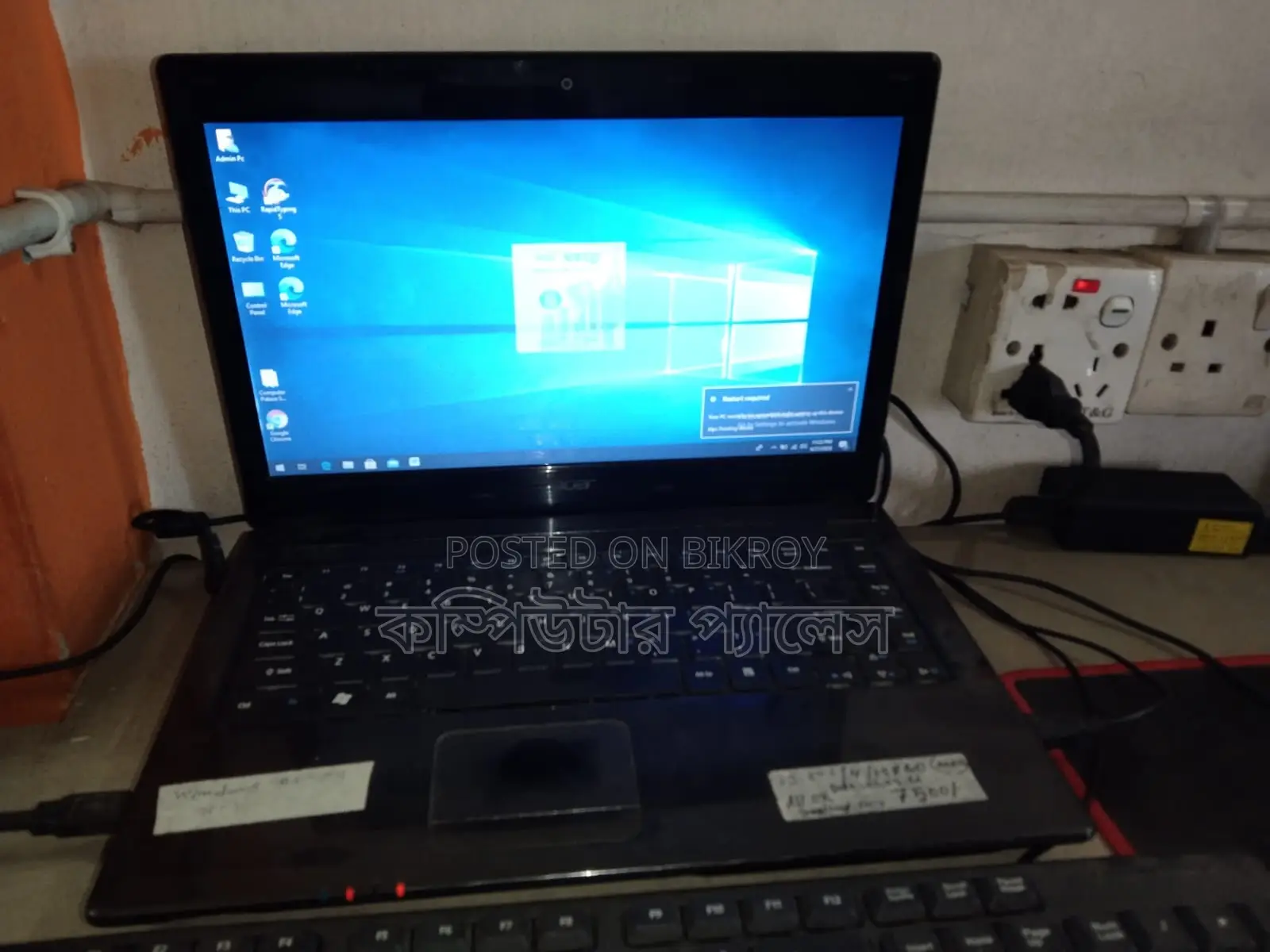 Laptop Acer 4GB Intel Core I3 SSD 128GB
