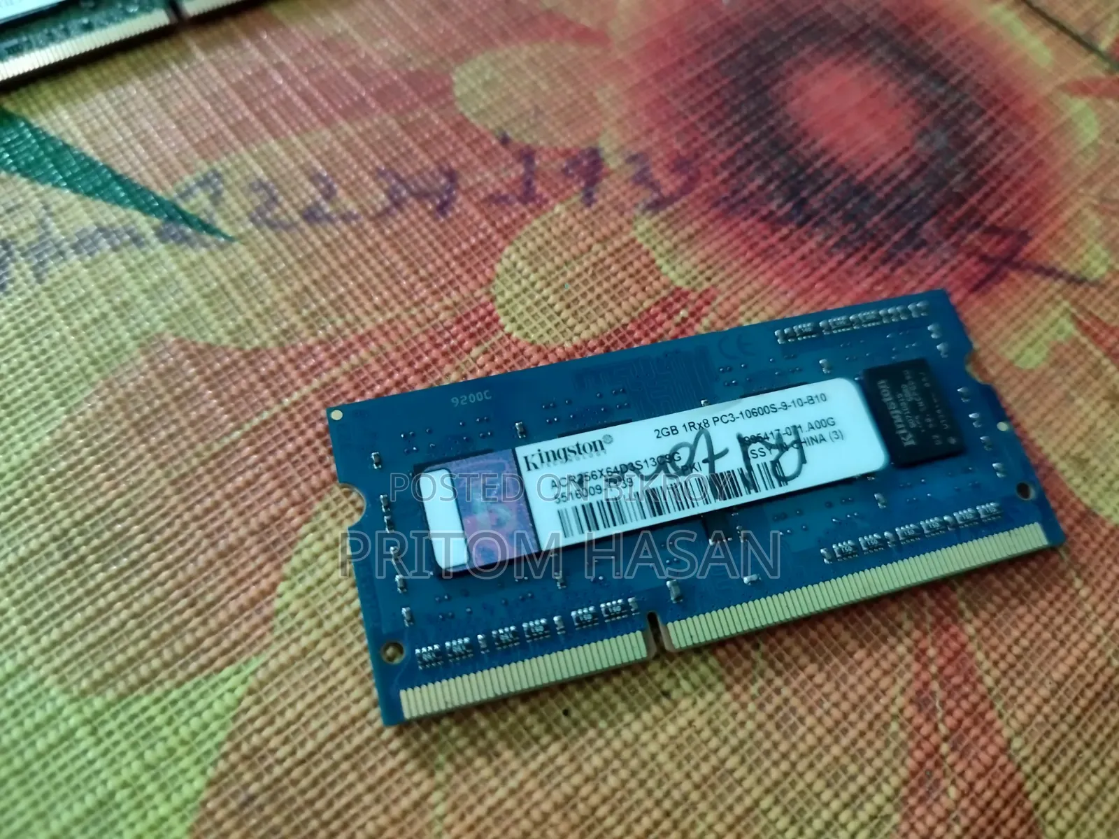 DDR2 Laptop RAM 6 GB Kingston