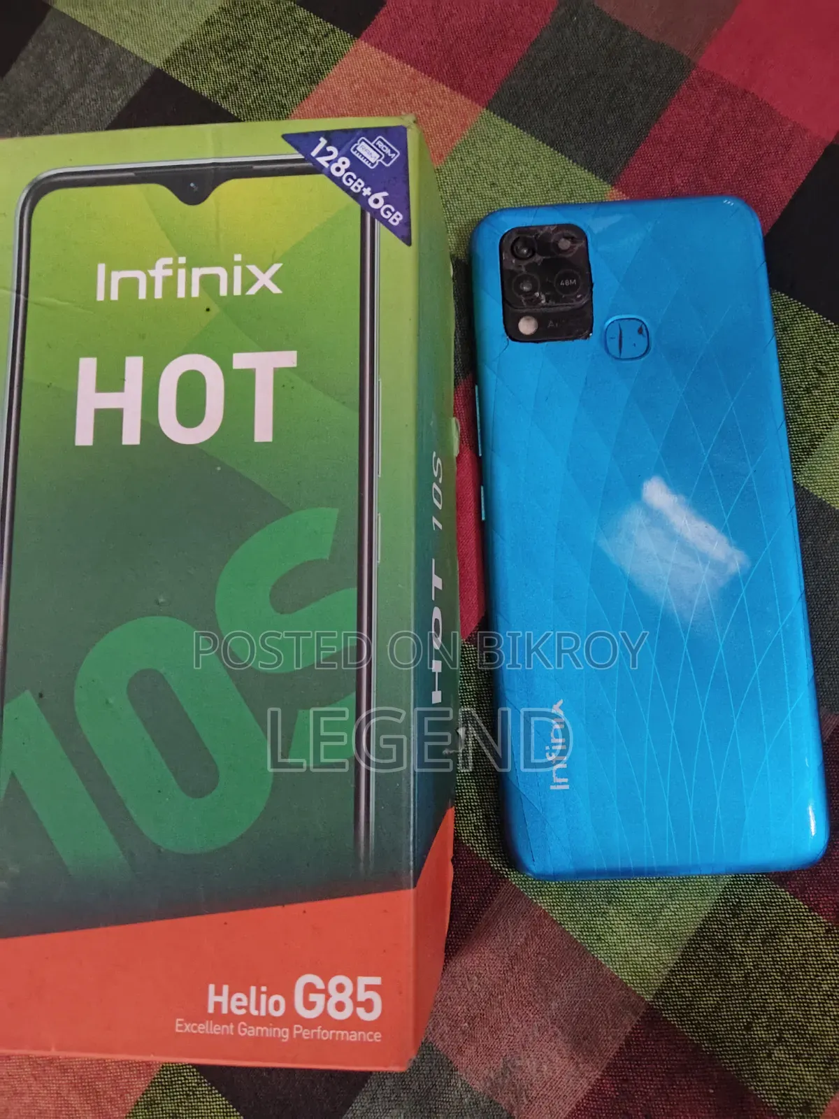Infinix Hot 10S 128 GB Blue
