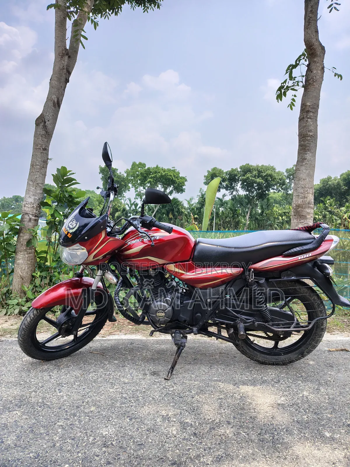Bajaj Discover 100 2018 Red