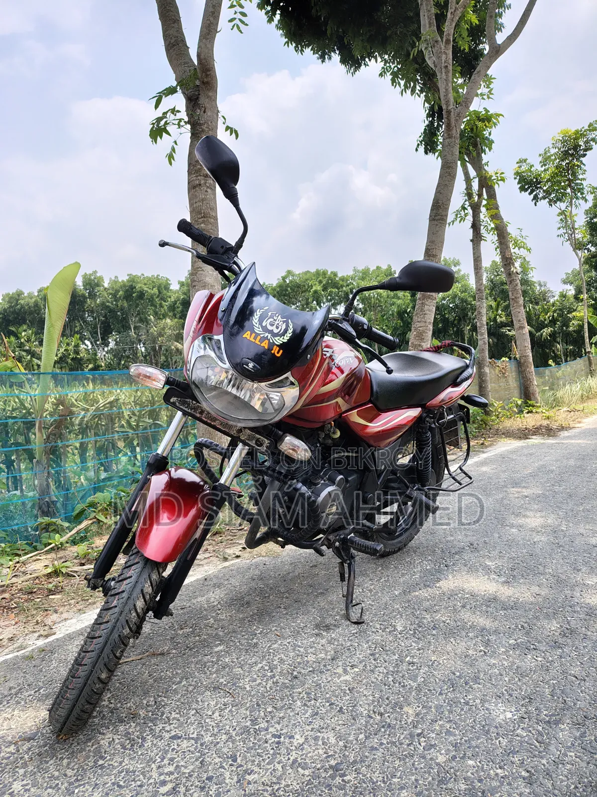 Bajaj Discover 100 2018 Red
