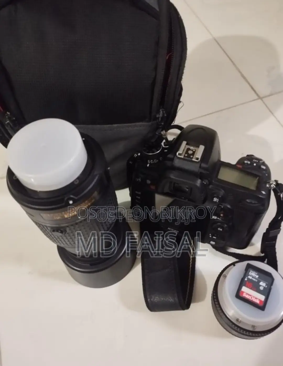 Nikon D7000 DSLR Camera + 50mm Lens + Nikon 55-200mm + 16GB Memory Card