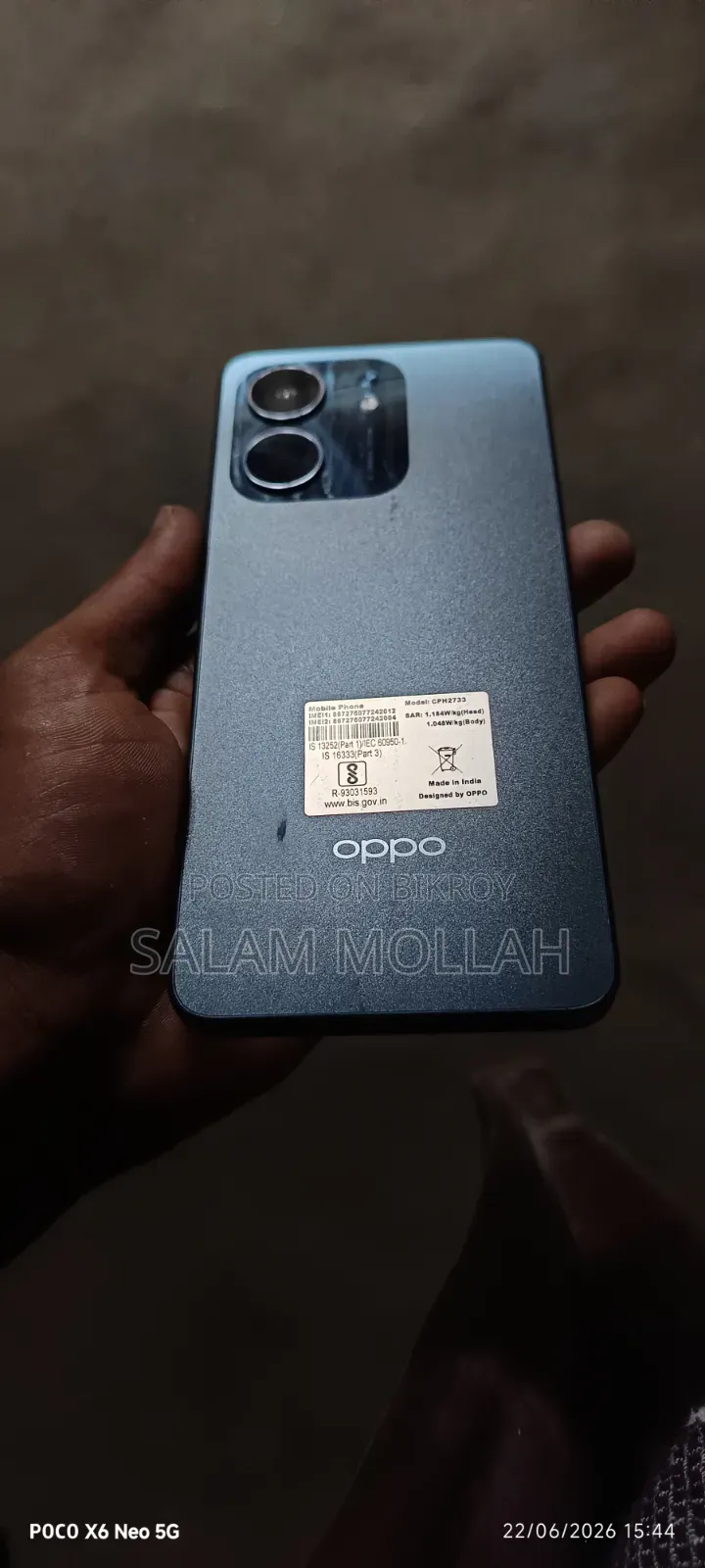 Oppo A5X 5G 128 GB Black