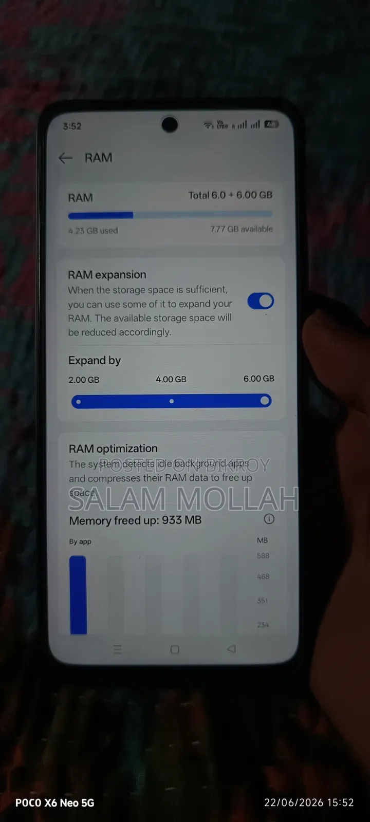 Oppo A5X 5G 128 GB Black