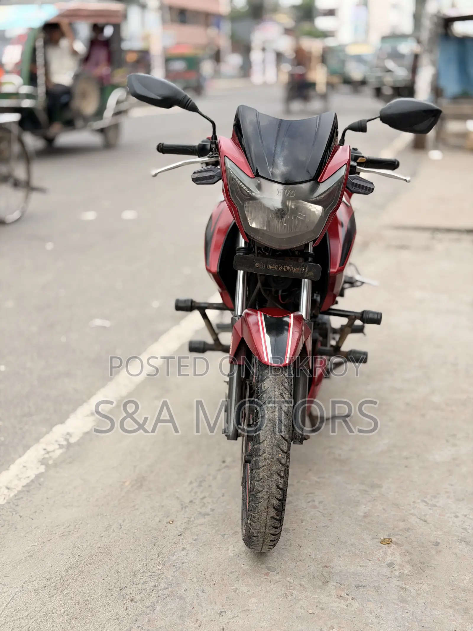 TVS Apache RTR 160 2V 2019 Red