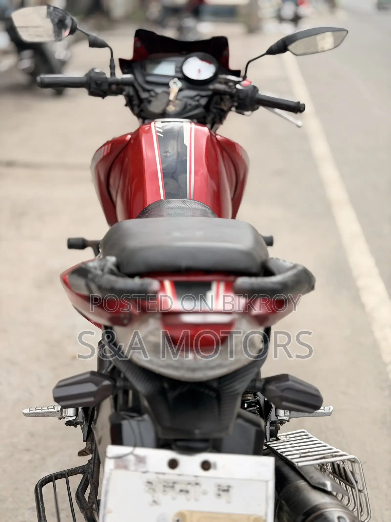 TVS Apache RTR 160 2V 2019 Red