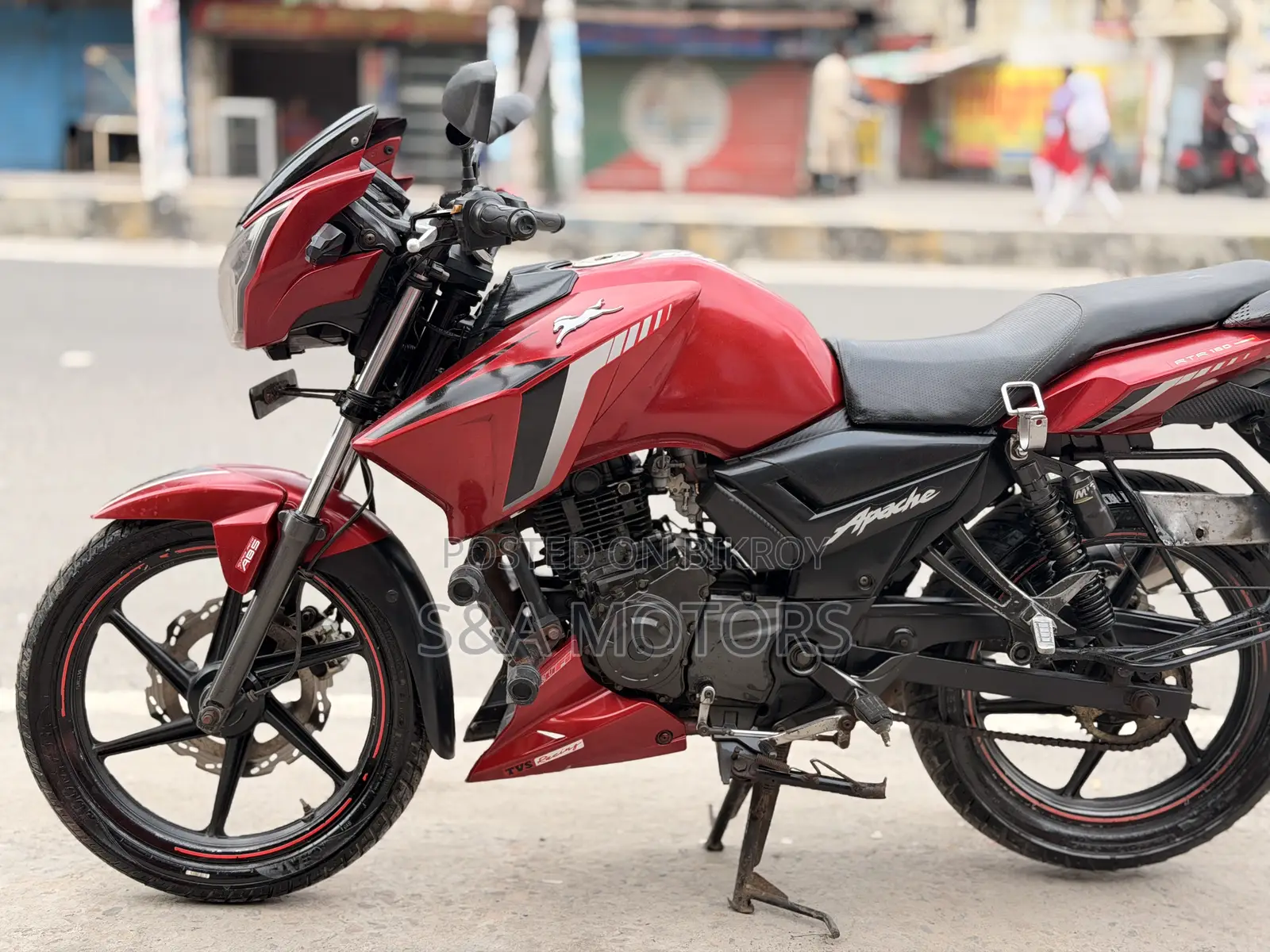 TVS Apache RTR 160 2V 2019 Red