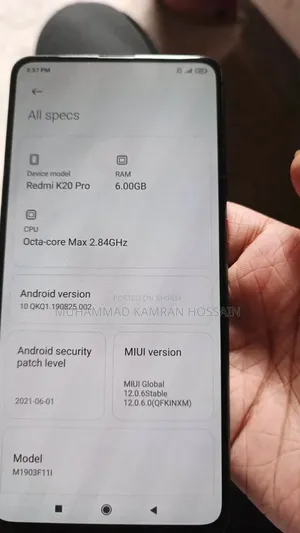 Xiaomi Redmi K20 128 GB Black