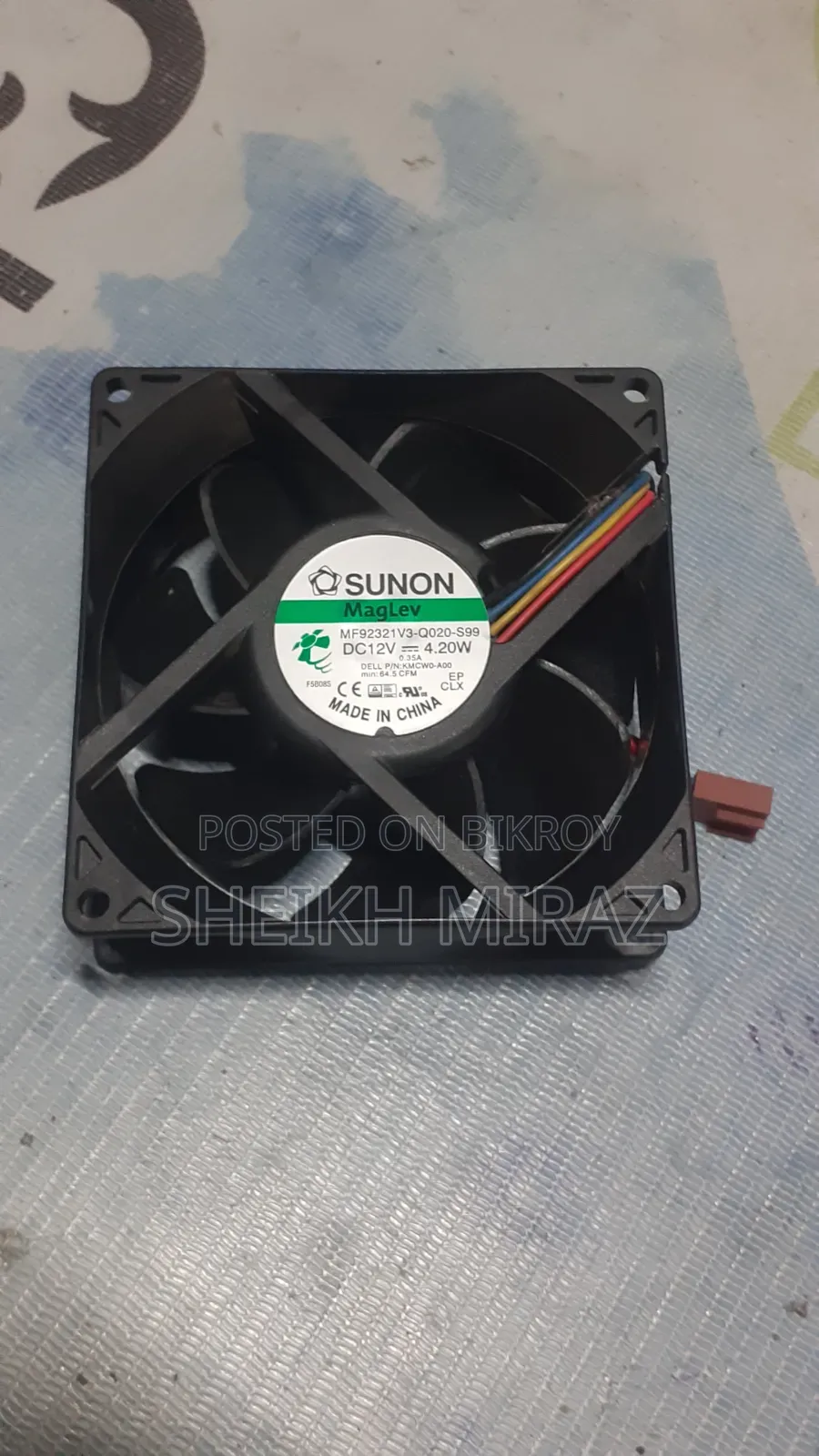 Sunon Model Mf92321v3-Q020-S99 Cooling Fan.