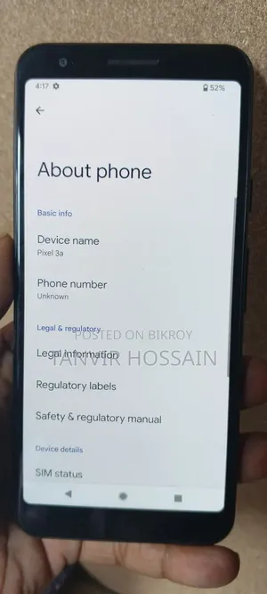 Google Pixel 3a 64 GB Black