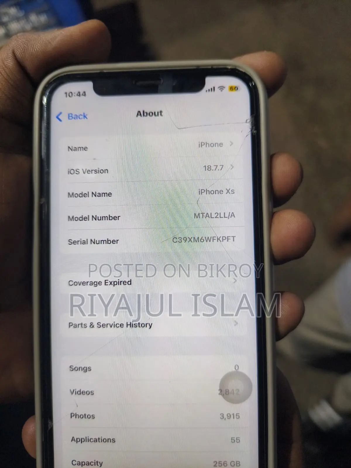 Apple iPhone XS 256 GB Black