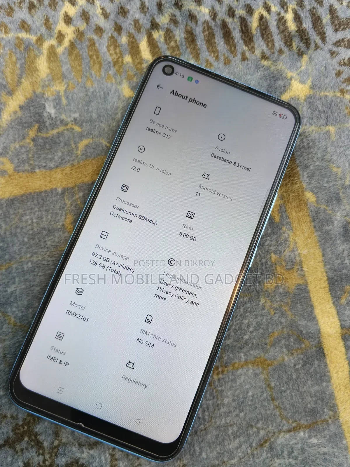 Realme C17 128 GB