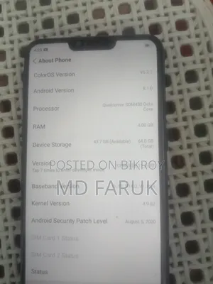 Oppo A3s 64 GB Blue