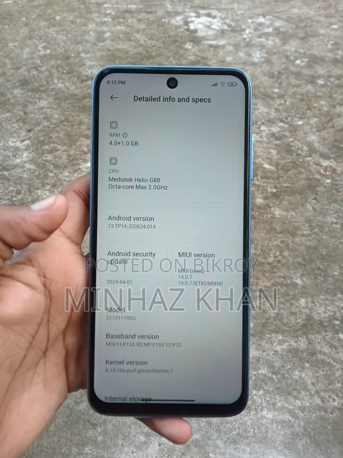 Xiaomi Redmi 10 64 GB Blue