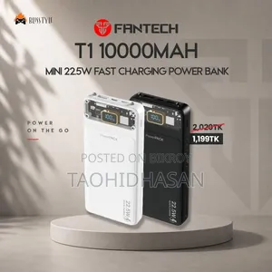 Frontech T1 10000mah Mini 22.5w Fast Charging Power Bank