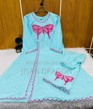 Butterfly Design Two-Piece Kameez/Salwar - China Linen Fabric