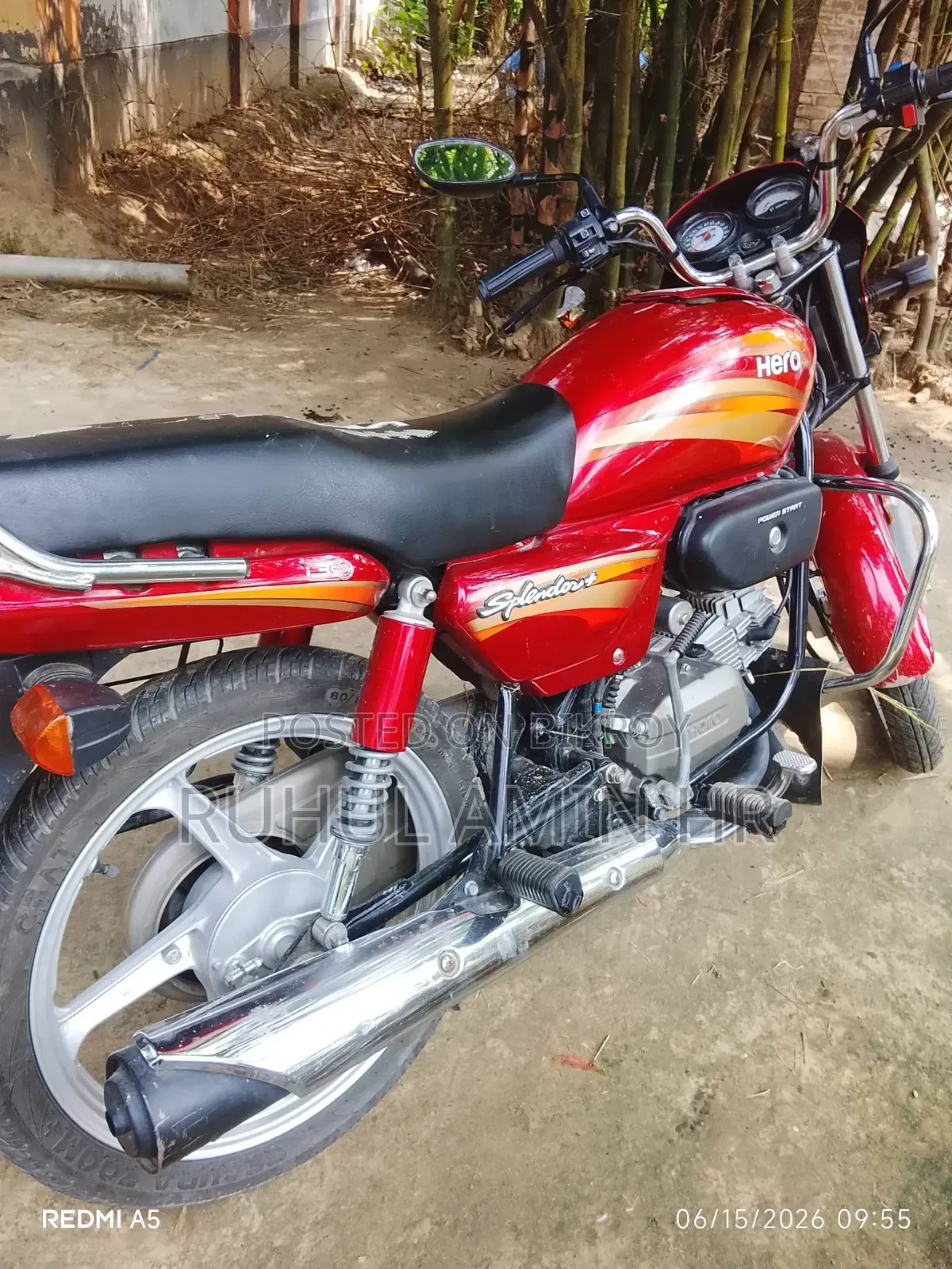 Hero Splendor Plus IBS I3S 2024 Red