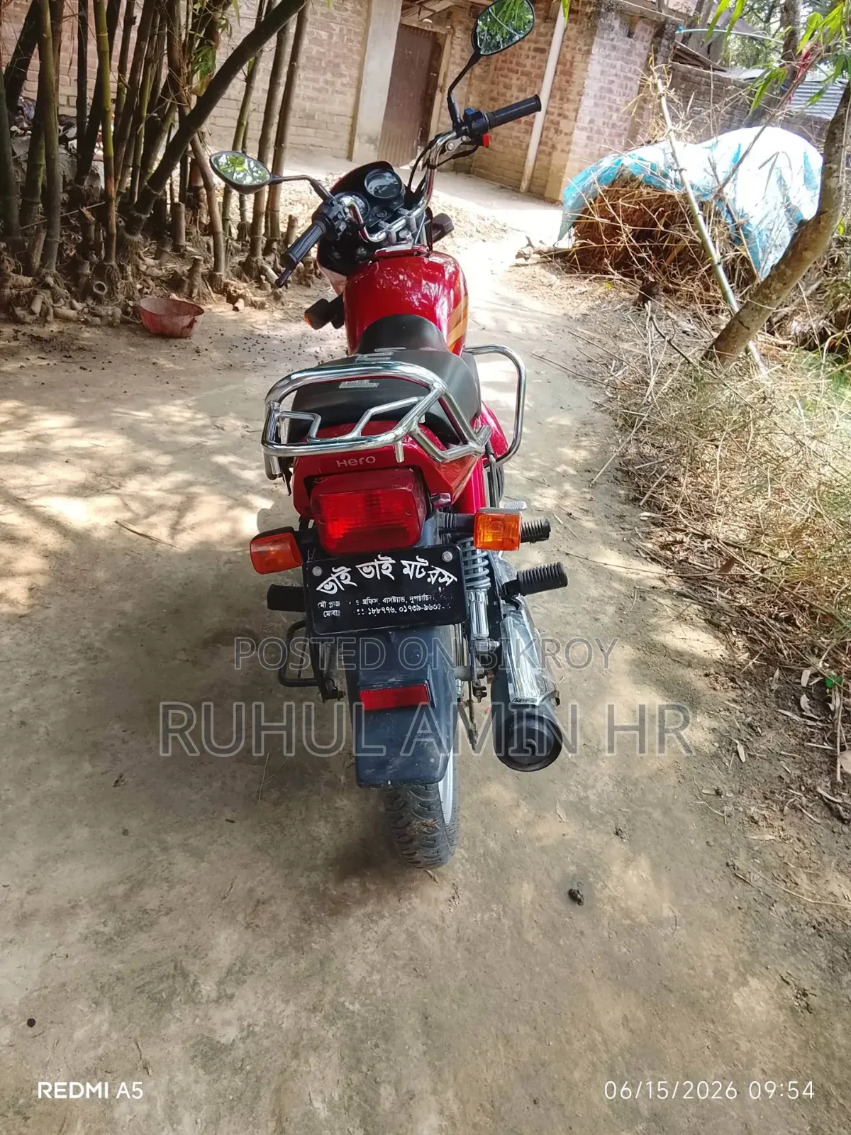Hero Splendor Plus IBS I3S 2024 Red