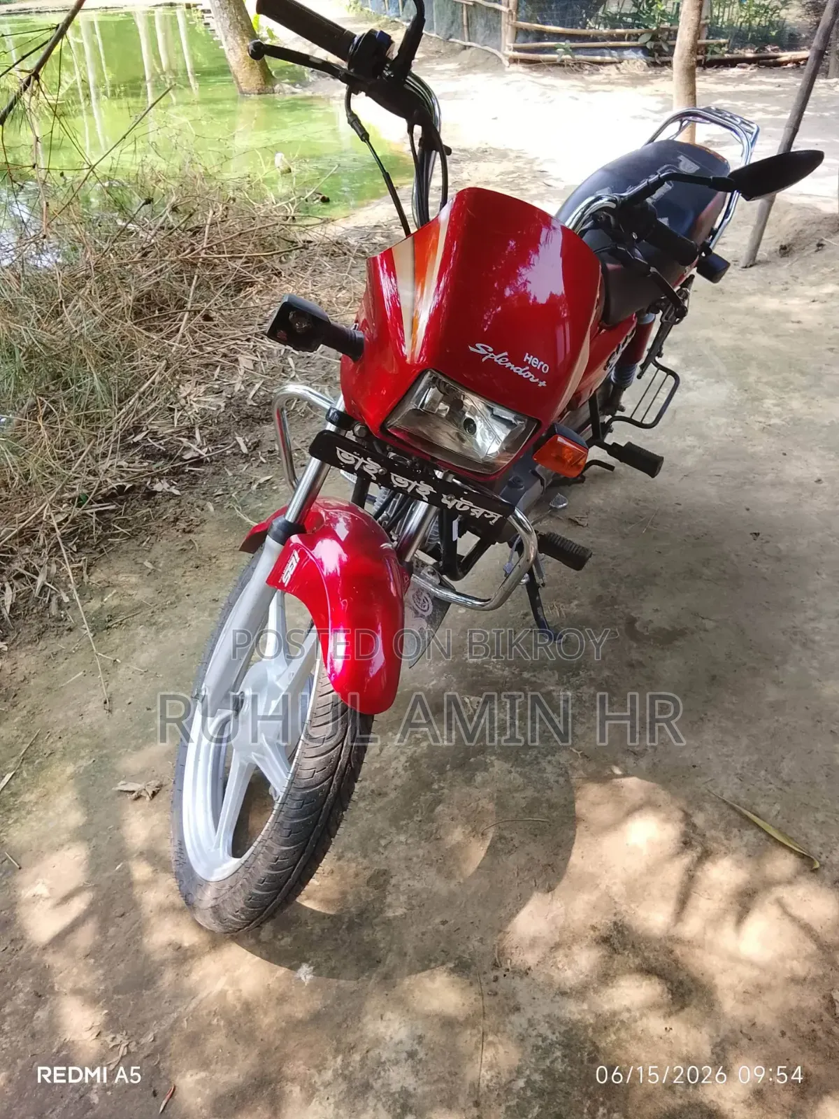 Hero Splendor Plus IBS I3S 2024 Red