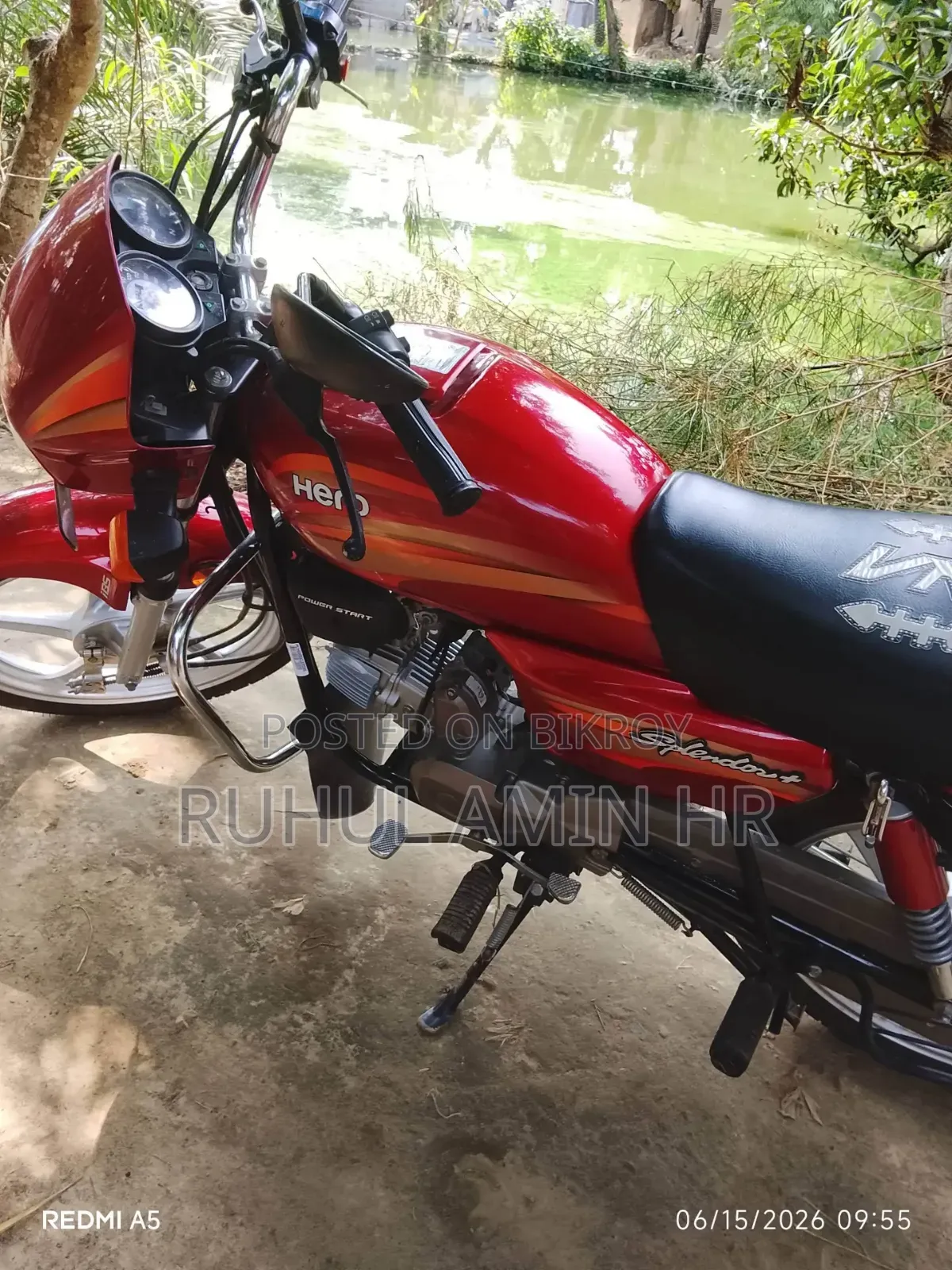 Hero Splendor Plus IBS I3S 2024 Red