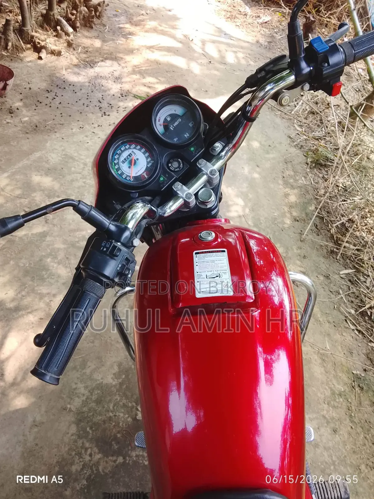 Hero Splendor Plus IBS I3S 2024 Red